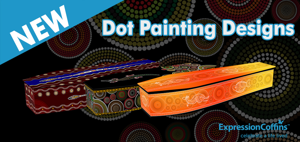 Dot Painting Coffins