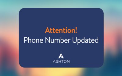 Updated Phone Number for Ashton Manufacturing
