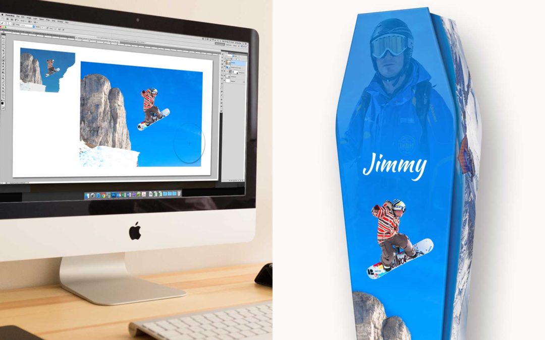 Personalised Expression Coffin (snowboarding)