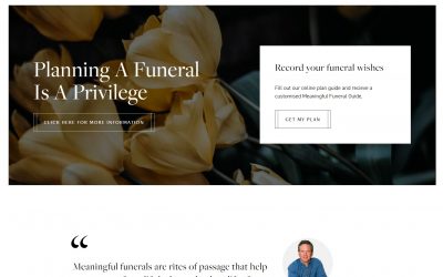 New website launched — A Meaningful Funeral